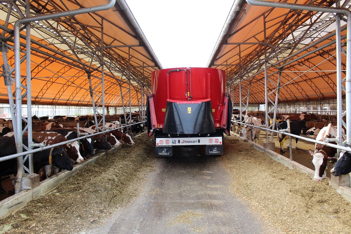 Mélangeur-automotrice-d'occasion-avec-tapis-convoyeur-pour-fermes-laitières